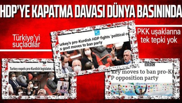 Dünya basınında HDP'ye kapatma davası
