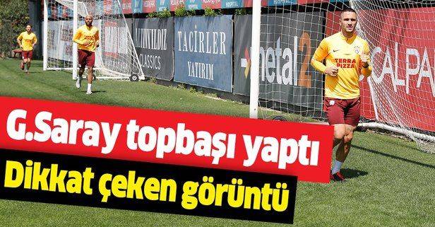 Son dakika: Galatasaray topbaşı yaptı! İdmanda dikkat çeken görüntü