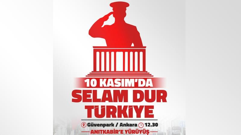 TGB’den 10 Kasım çağrısı: Selam dur Türkiye