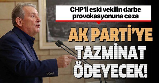 Mahkeme kararını verdi: Eski CHP Milletvekili Haluk Pekşen AK Parti'ye tazminat ödeyecek.