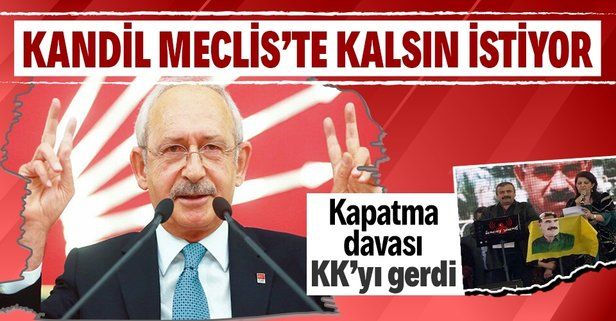 Kılıçdaroğlu bebek katili PKK'nın sözcüsü HDP'ye yönelik kapatma davasından rahatsız