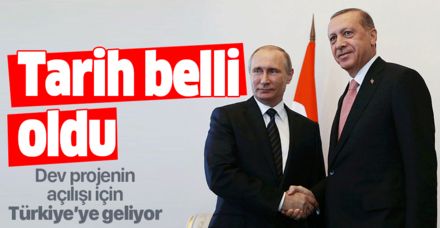 Son dakika: Kremlin duyurdu: Putin'in TürkAkım açılış töreni için Türkiye'ye geleceği tarih belli oldu