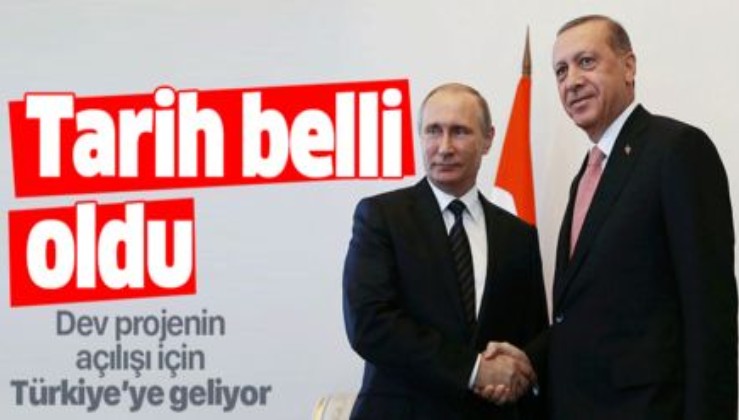 Son dakika: Kremlin duyurdu: Putin'in TürkAkım açılış töreni için Türkiye'ye geleceği tarih belli oldu