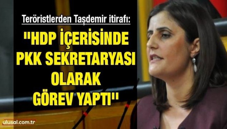 ''HDP içerisinde PKK sekretaryası olarak görev yaptı''