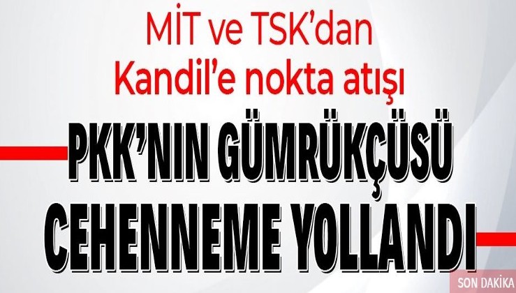 MİT ve TSK'dan Kandil'e operasyon! PKK/KCK'nın sözde gümrük koordinasyonu sorumlusu Ömer Aydın etkisiz hale getirildi