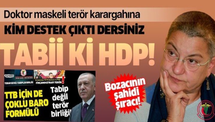HDP'den Tabipler Birliği'ne destek!