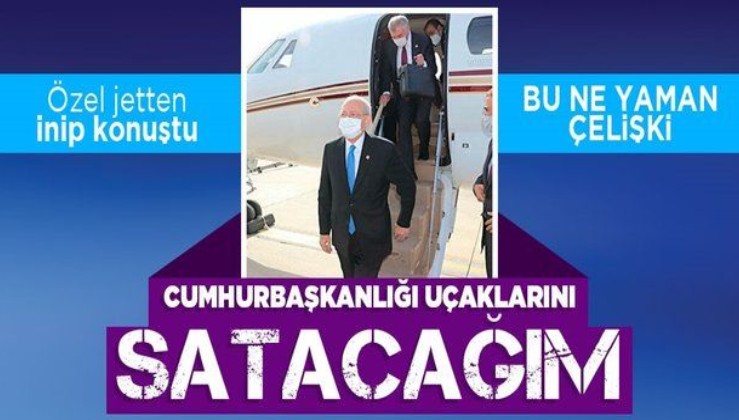 Özel jetle Samsun'a giden Kılıçdaroğlu yine kendisiyle çelişti: Cumhurbaşkanlığı uçaklarını satacağım
