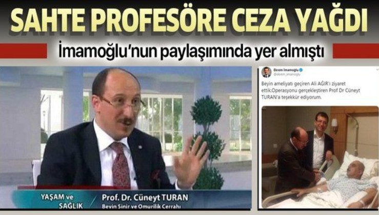 Son dakika: "Sahte Profesör" Cüneyt Turan'a ceza yağdı!.