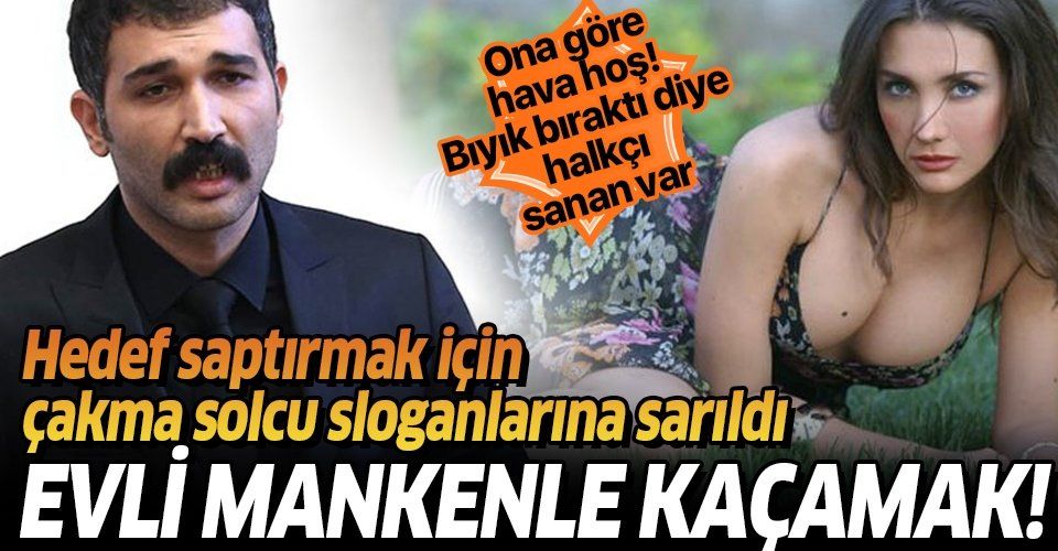 Evli manken Pınar Güsar ile yakalanan Barış Atay hedef saptırıyor!