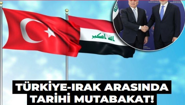 Türkiye-Irak arasında tarihi mutabakat imzalandı