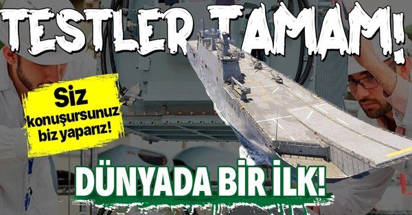 ASELSAN üretti! Türkiye’nin en büyük savaş gemisi TCG Anadolu’ya göz olacak!
