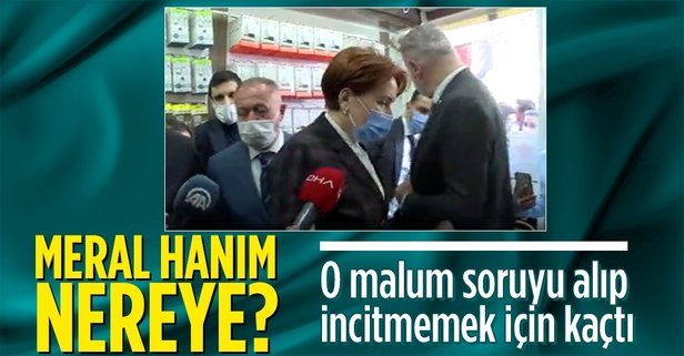 HDP'ye kapatma davası! İYİ Parti Genel Başkanı Meral Akşener soru almadan kaçtı
