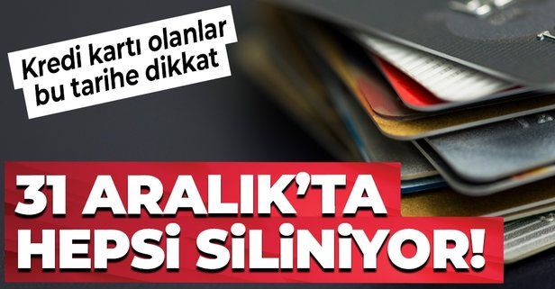 20 gün sonra o paralar silinecek! Kredi kartı kullanan herkesi ilgilendiriyor! Son tarih...