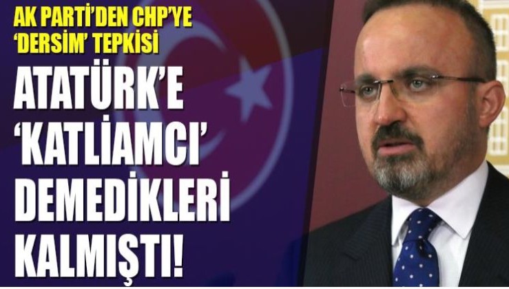 Ak Parti'den CHP'ye 'Dersim' tepkisi