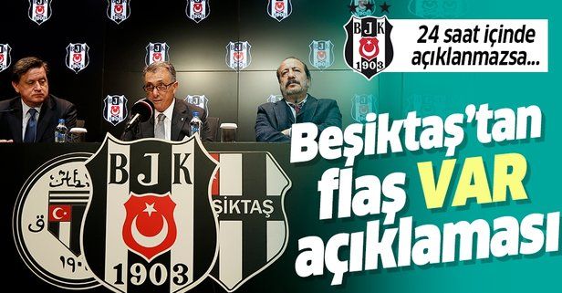 Son dakika: Beşiktaş'tan flaş VAR açıklaması! "Yargıya gideceğiz".