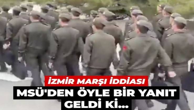 MSÜ 'Harbiye'de İzmir Marşı yasaklandı' iddialarına öyle bir yanıt verdi ki....