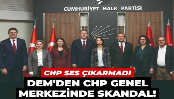 DEM, CHP Genel Merkezi'nde Atatürk'ü hedef aldı! ‘1921’den sonra inkâr oldu’