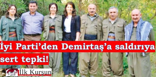 İyi Parti HDPKK'lı Demirtaş'a saldırı!ya sert tepki gösterdi!