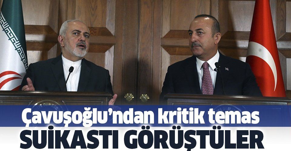 Bakan Çavuşoğlu, İran Dışişleri Bakanı Zarif ile görüştü.