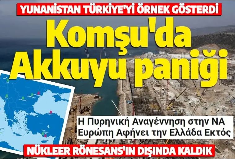 Komşu Türkiye'yi örnek gösterdi: 'Nükleer Rönesans'ın dışında kaldık'