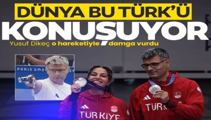 Pozu efsane oldu! Yusuf Dikeç dünya gündemine oturdu