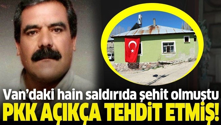 Son dakika: Van'daki hain saldırıda şehit olmuştu! PKK'nın Şehit Demir'i Vefa grubunda yer aldığı için tehdit ettiği ortaya çıktı