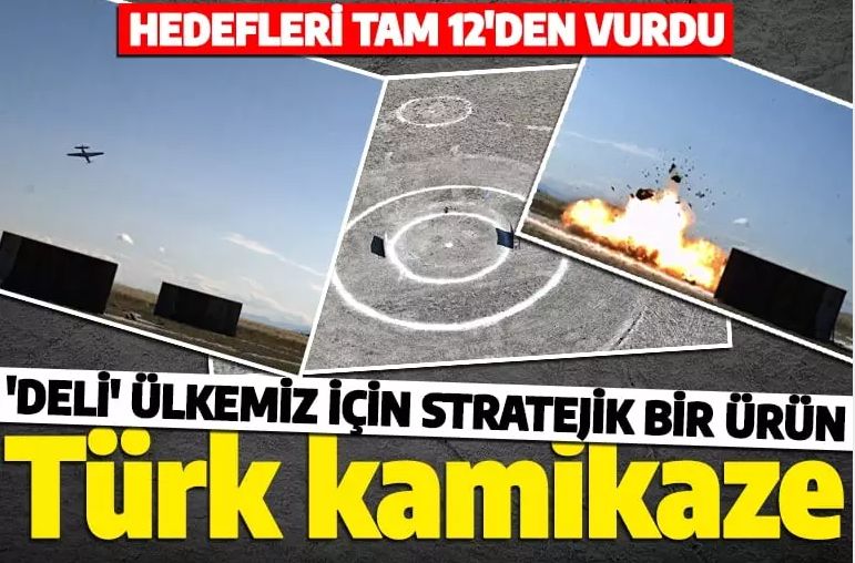 Türk kamikaze atış testlerini geçti: 'DELİ' ülkemiz için stratejik bir ürün! Hedefleri 12'den vurdu