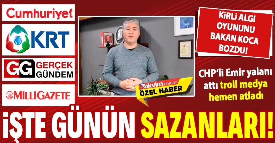 CHP'li Murat Emir yalanı attı, troll medya sazan gibi atladı! Berat Albayrak üzerinden oluşturulan kirli algı oyunu bozuldu