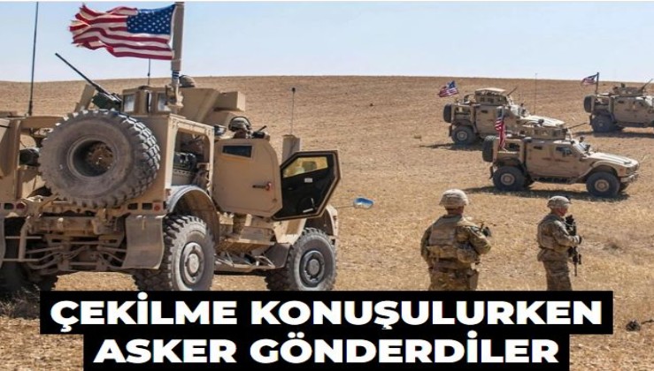 Çekilme konuşulurken asker gönderdiler