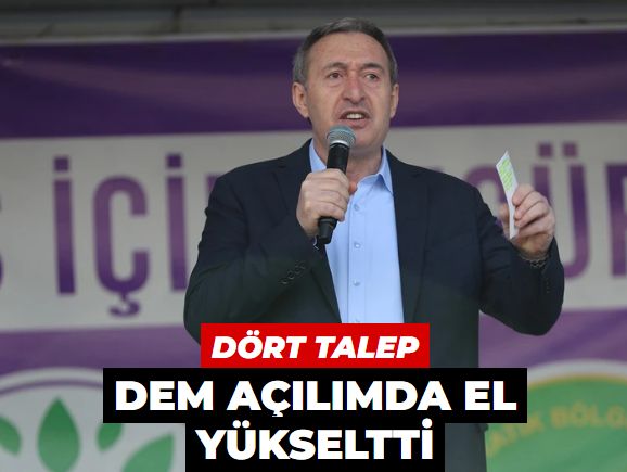 DEM Parti'den açılıma 4 maddelik talep: 'Öcalan, anayasa, anadilde eğitim, bölgesel diplomasi'