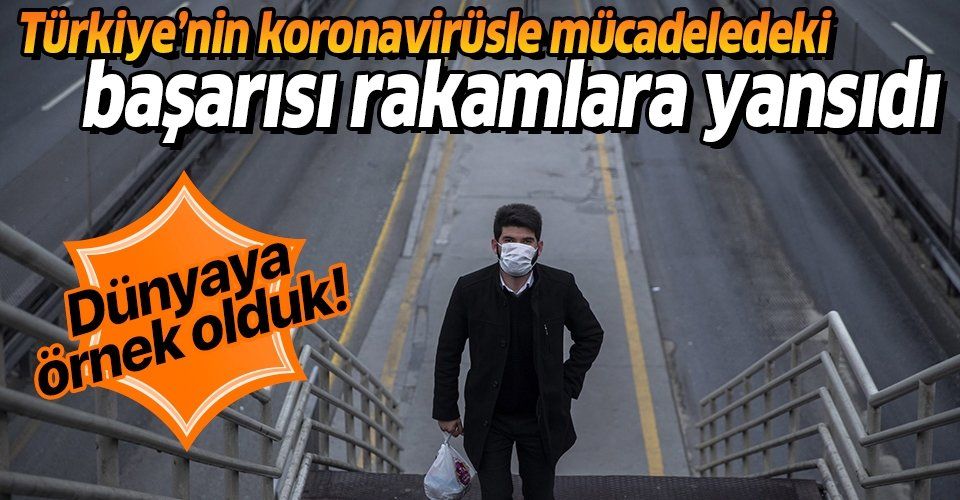 Türkiye'nin koronavirüsle mücadeledeki başarısı rakamlara yansıdı! Dünyaya örnek olduk