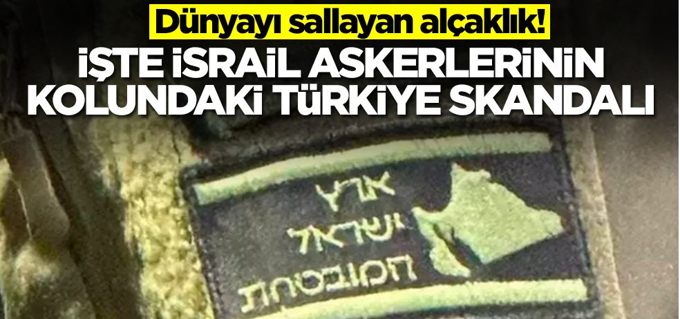Dünyayı sallayan alçaklık! İşte İsrail askerlerinin kolundaki Türkiye skandalı