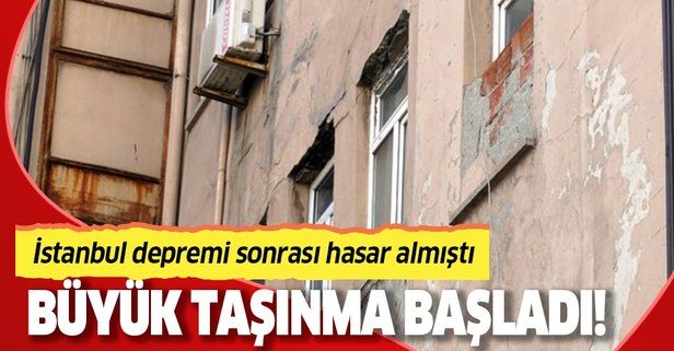 İstanbul depremi sonrası büyük hasar almıştı! İstanbul'un en büyük kurumu taşınmaya başlandı!.