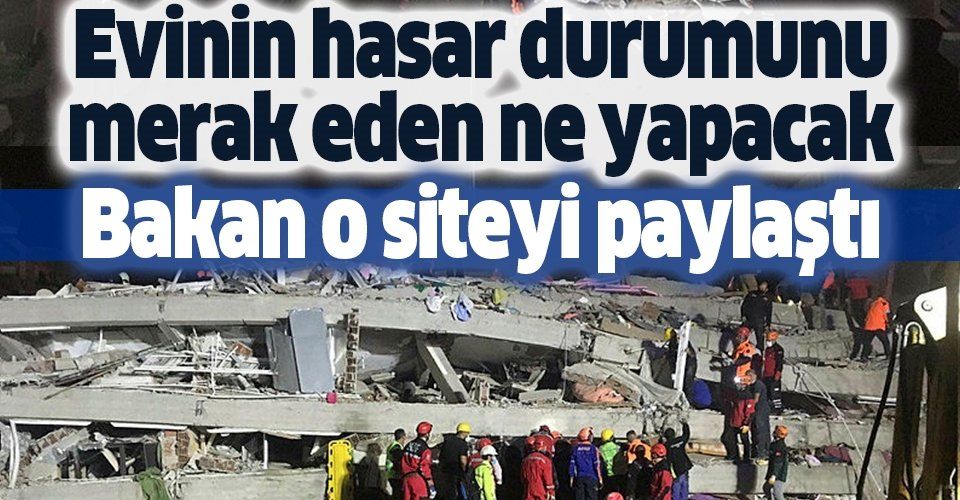 SON DAKİKA: Çevre ve Şehircilik Bakanı Murat Kurum: İzmir Depremi sonrası binası az hasarlı ve hasarsız olanlar evlerine girebilir