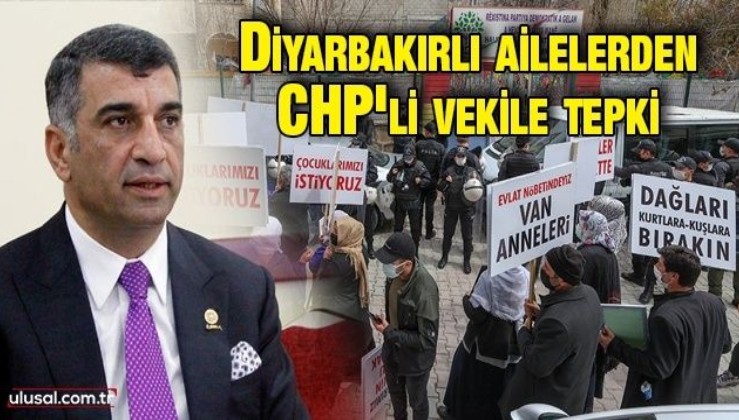 Diyarbakırlı ailelerden CHP'li vekile tepki