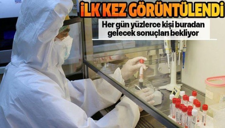 Koronavirüs testleri bu laboratuvarda yapılıyor! İlk kez kapılarını açtı