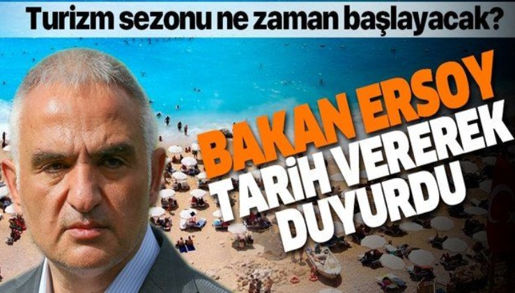 Son dakika: Bakan Ersoy tarih vererek açıkladı: 28 Mayıs'ta turizm hareketi başlar