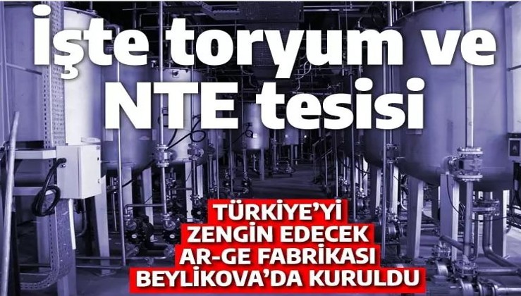 İşte Türkiye'yi zengin edecek tesis: Nadir Toprak Elementi ve toryum burada işleniyor