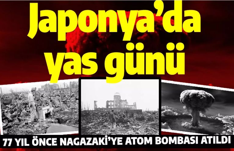 Japonya'da yas günü! Nagazaki'ye atılan atom bombasında hayatını kaybedenler anıldı