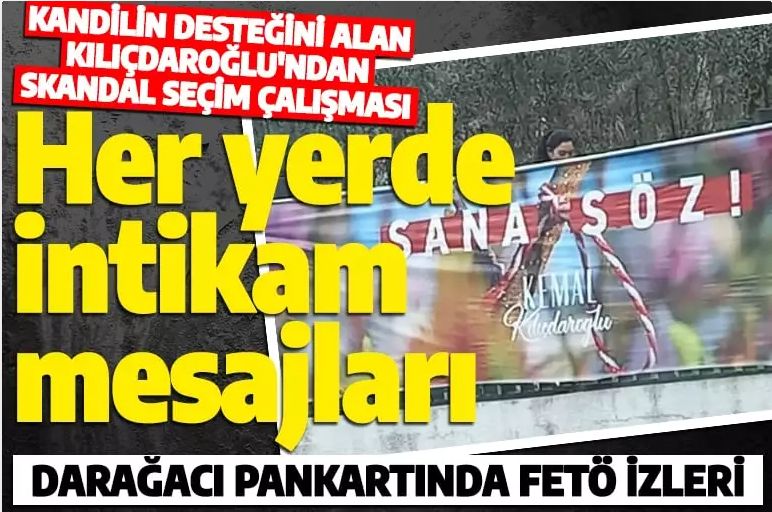 Kime, neyin mesajı veriliyor? Kılıçdaroğlu'nun sokaklara astırdığı pankarttaki darağacı ayrıntısı gündem oldu