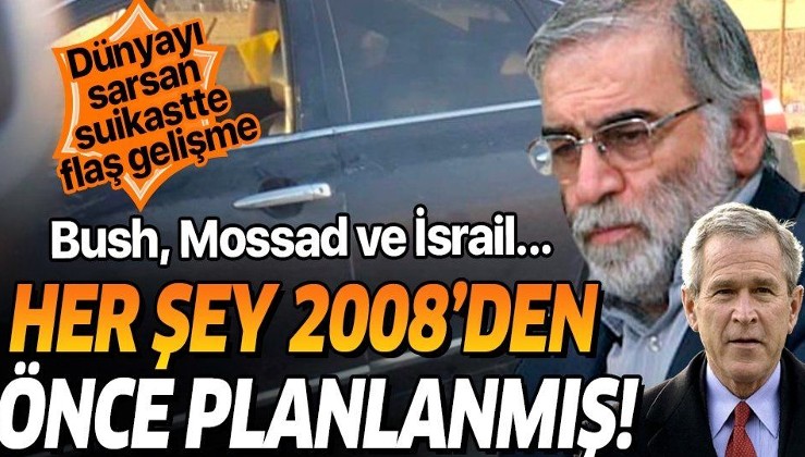 İsrail medyası duyurdu: Suikaste uğrayan Muhsin Fahrizade Mossad tarafından 2008 yılının öncesinden beri takip edilmiş