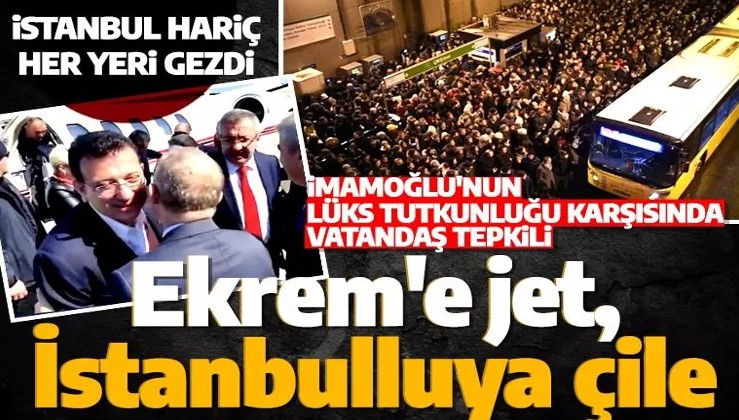 İETT yollarda arıza yaparken İmamoğlu Sinop'a özel jetle gitti: İstanbullular'dan tepki