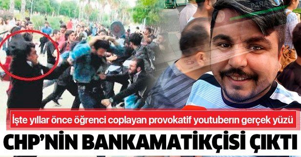Provokatif youtuber Arif Kocabıyık CHP'nin bankamatikçisi çıktı