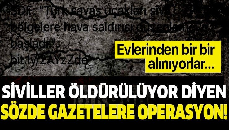 "TSK sivilleri vuruyor" diyen BirGün'e operasyon! Evinden aldılar!.