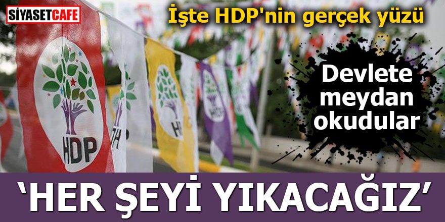 HDP'den seçim vaadi: Her şeyi yıkacağız