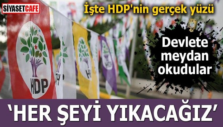 HDP'den seçim vaadi: Her şeyi yıkacağız