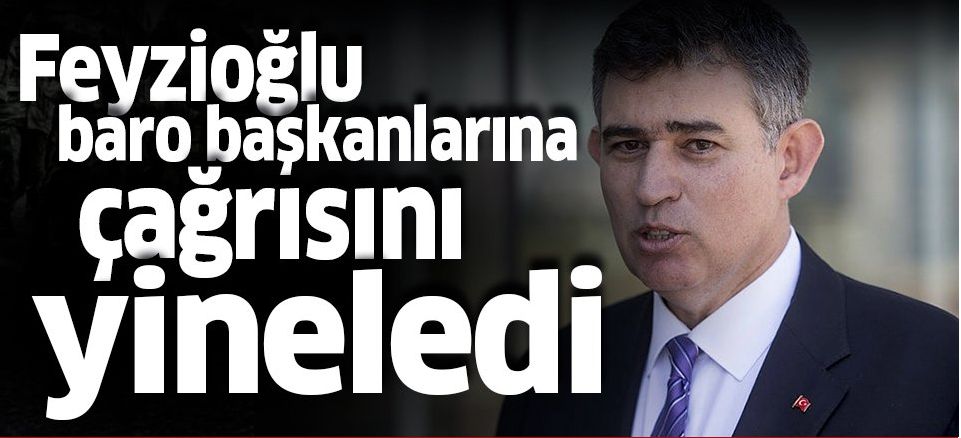 TBB Başkanı Metin Feyzioğlu baro başkanlarına seslendi: "Lütfen gidin konuşun"