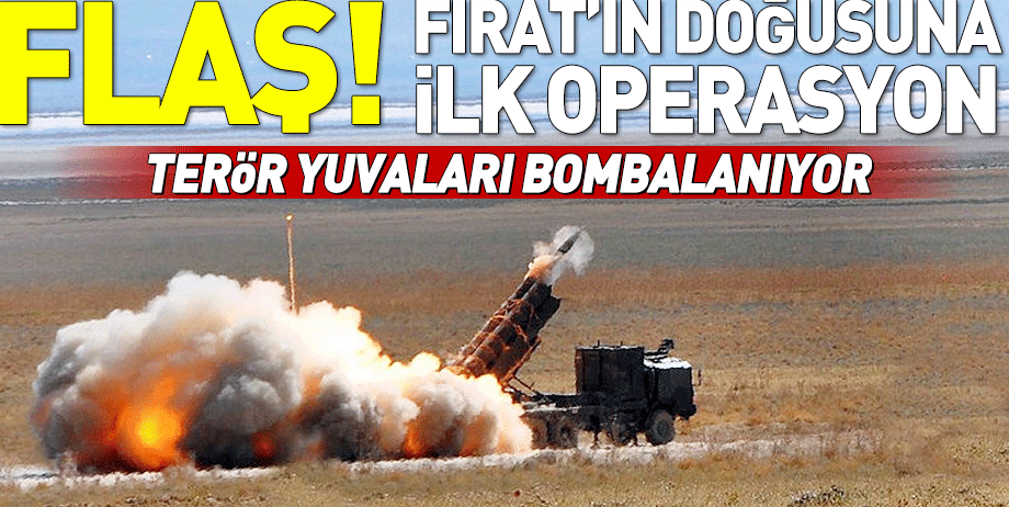TSK, terör örgütü YPG/PKK'nın mevzilerini bombalıyor.