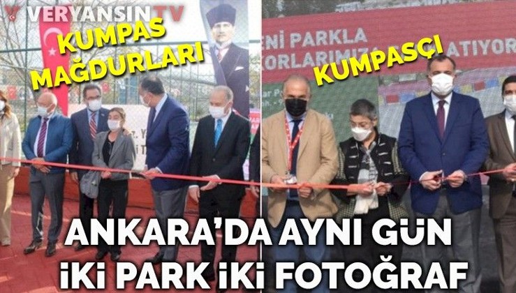 Ankara'da iki park, iki fotoğraf
