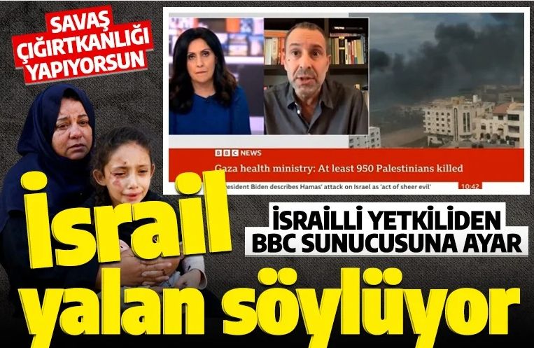 İsrailli eski yetkiliden BBC sunucusuna ayar: İsrail yalan söylüyor